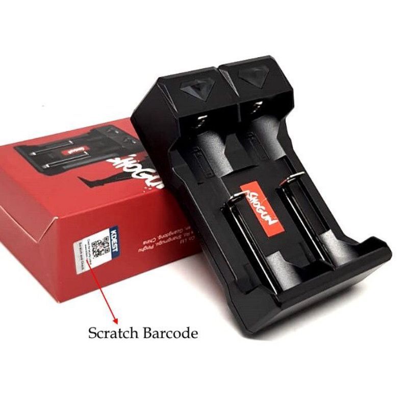 Charger baterai 18650 Shogun Original