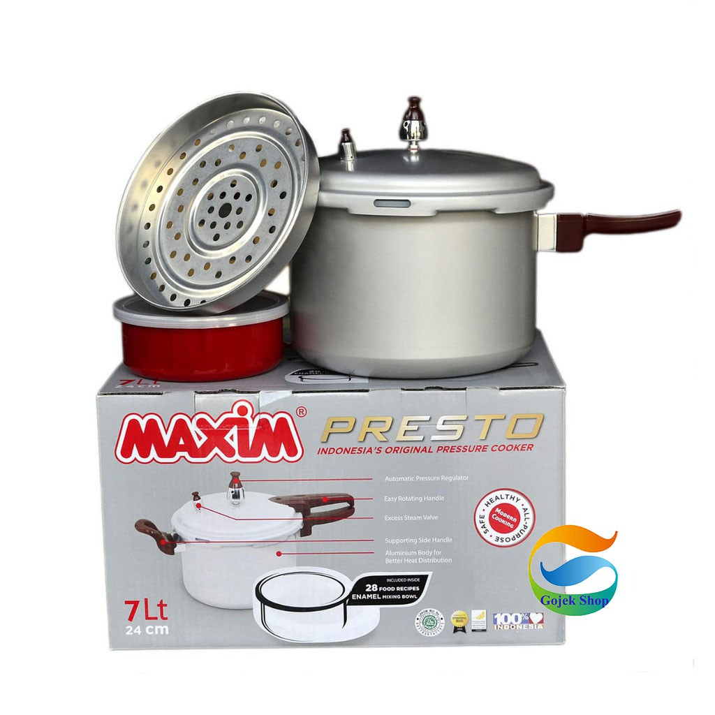 Panci Presto - MAXIM PRESTO 7 L   Daging Cepat Empuk