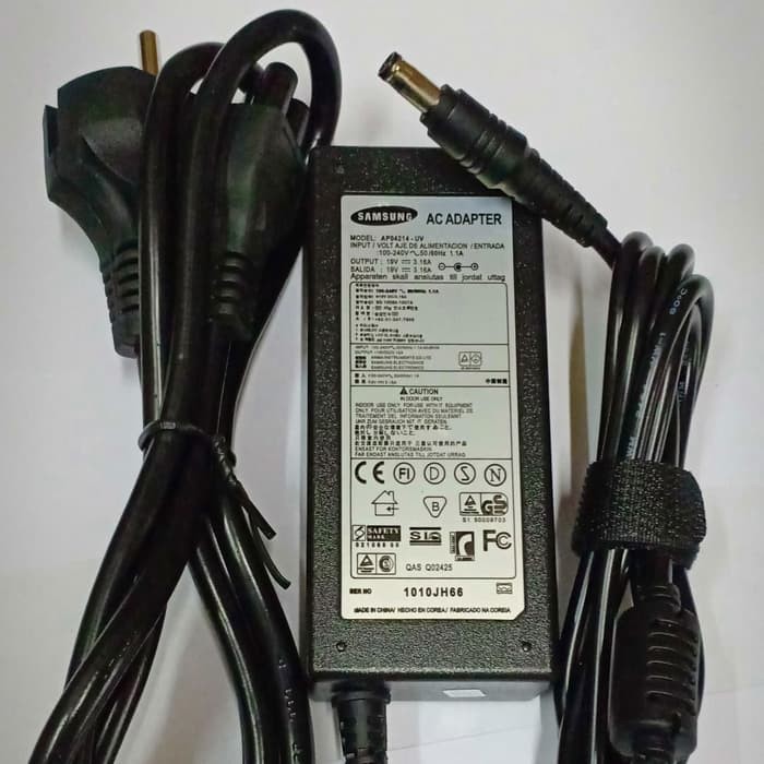 Adaptor Charger Samsung NP-RV408 RV408 NP-RV409 RV409 NP-RV410 19V 3.16A