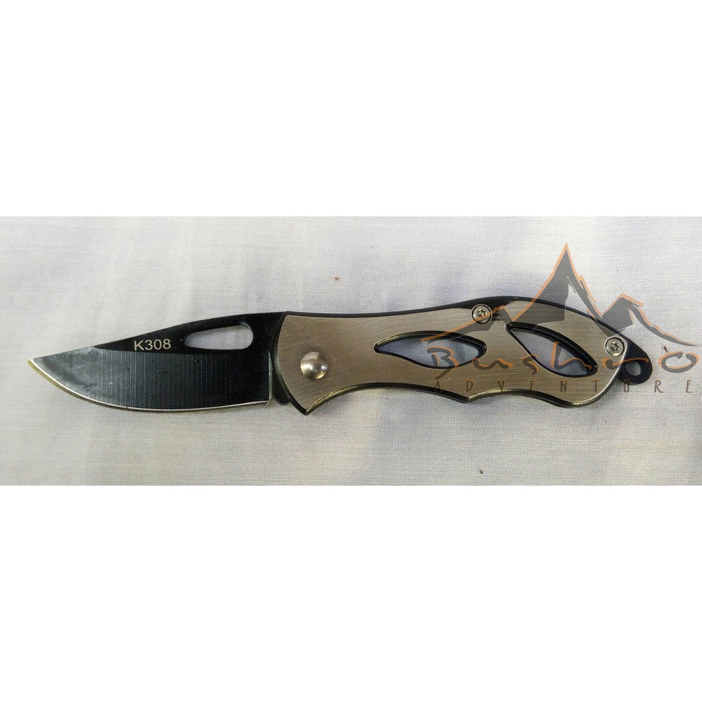 Pisau lipat camping - Outdoor knife survival k308