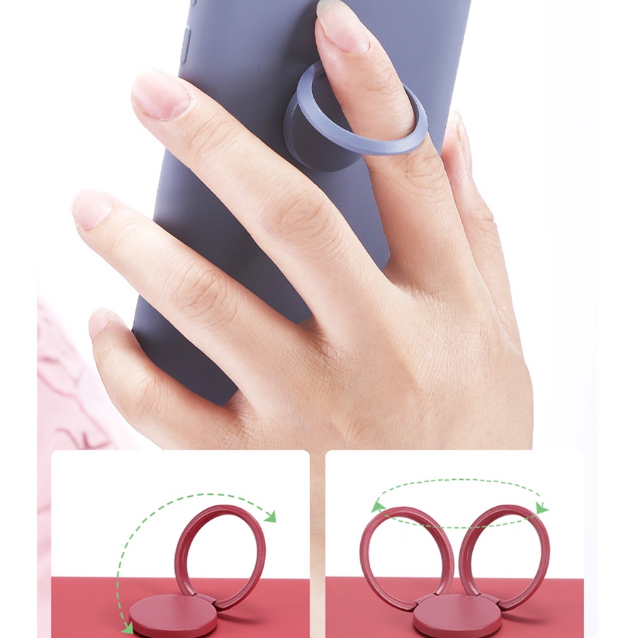 360 Degree Rotating Mobile Phone Holder Finger Ring