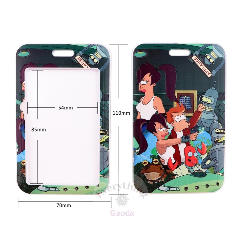 

Everything Goods - BH000020 Futurama Badge Holder ID Card Holder Name Tag Lucu (WITHOUT LANYARD)