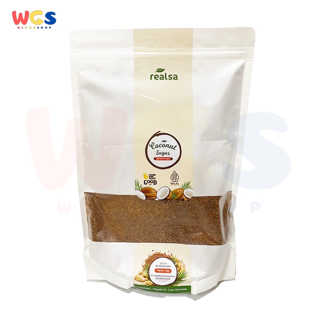 Realsa Organic Spices Mix Coconut Sugar 1 kg - Gula Aren Rempah