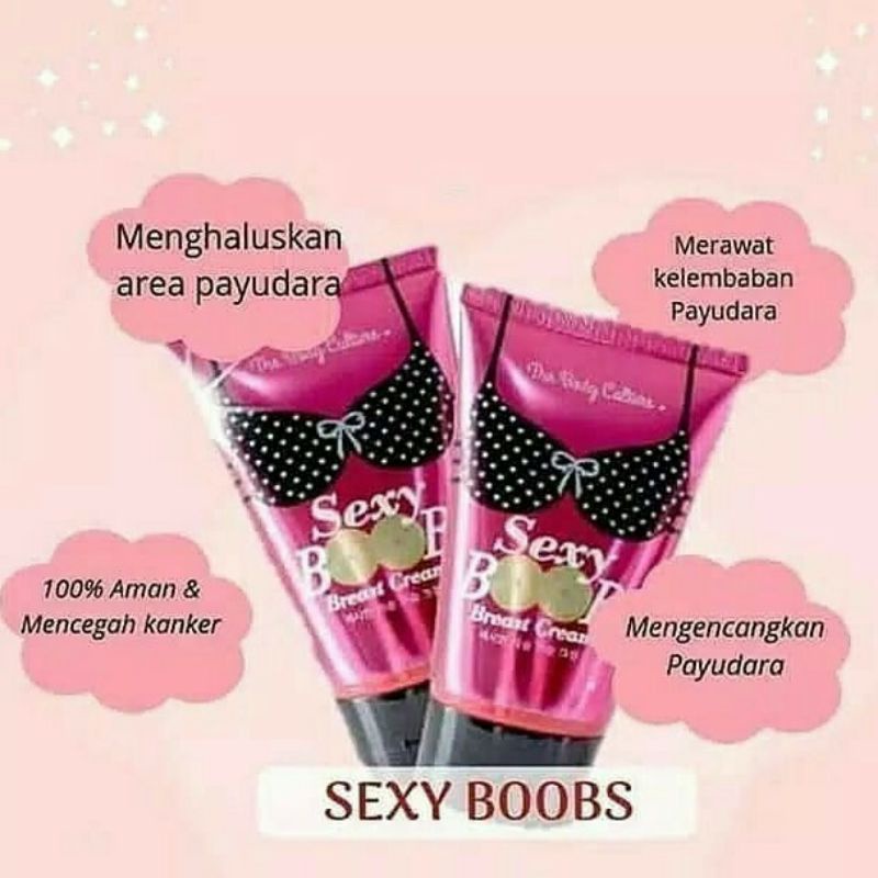 Sexy Boobs Cream Pembesar Payudara BPOM