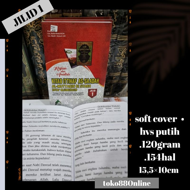 

Kajian & Analisis KITAB ITTIHAF AS SAADAH SYARAH IHYA ULUMUDDIN JILID 1