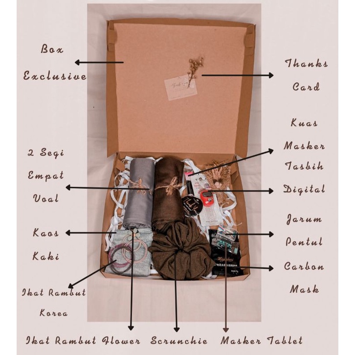 

Hampers | gift box | kado untuk orang tersayang (bisa custom)
