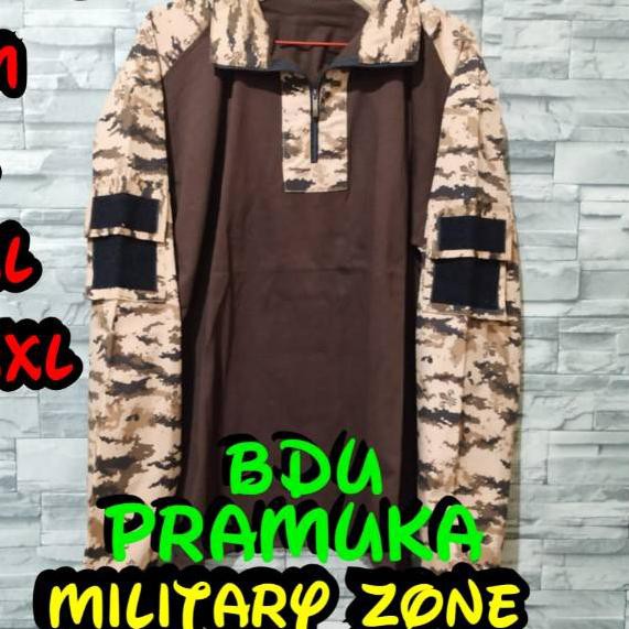 (Cashback) GROSIR BAJU KAOS BDU PRAMUKA LORENG CAMO KATUN POLOS TNI POLRI KEAMANAN TACTICAL PROMO FL