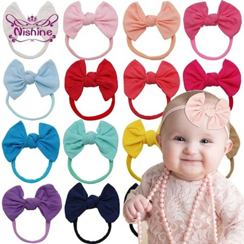 Bando Pita Bayi Bandana Anak Perempuan Newborn 0 6 12 Bulan 1 2 Tahun Aksesoris Rambut Anak Bayi Luc