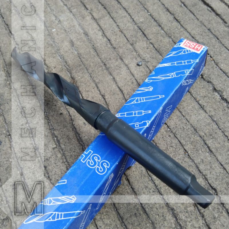 Mata bor bubut 23mm - matabor besi 123mm - mata bor hss 23 mm - mata bor kones 23mm hss kleber