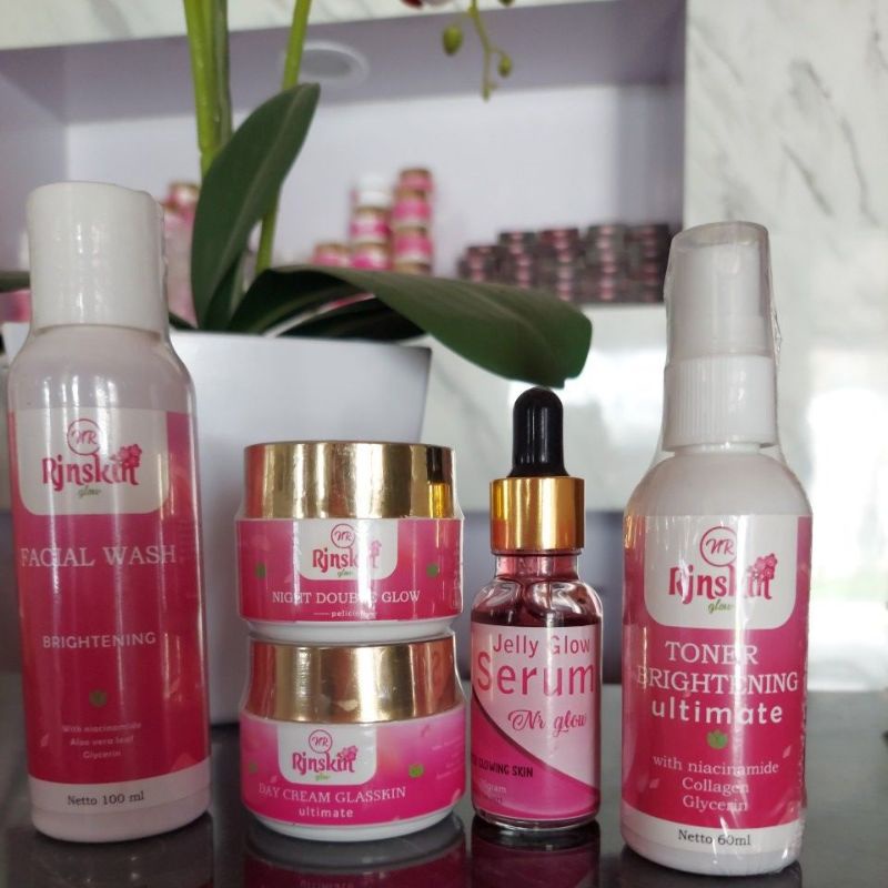 Jual RJN skin glow flek bandel dan kusam ( paket doble glow ) + FREE