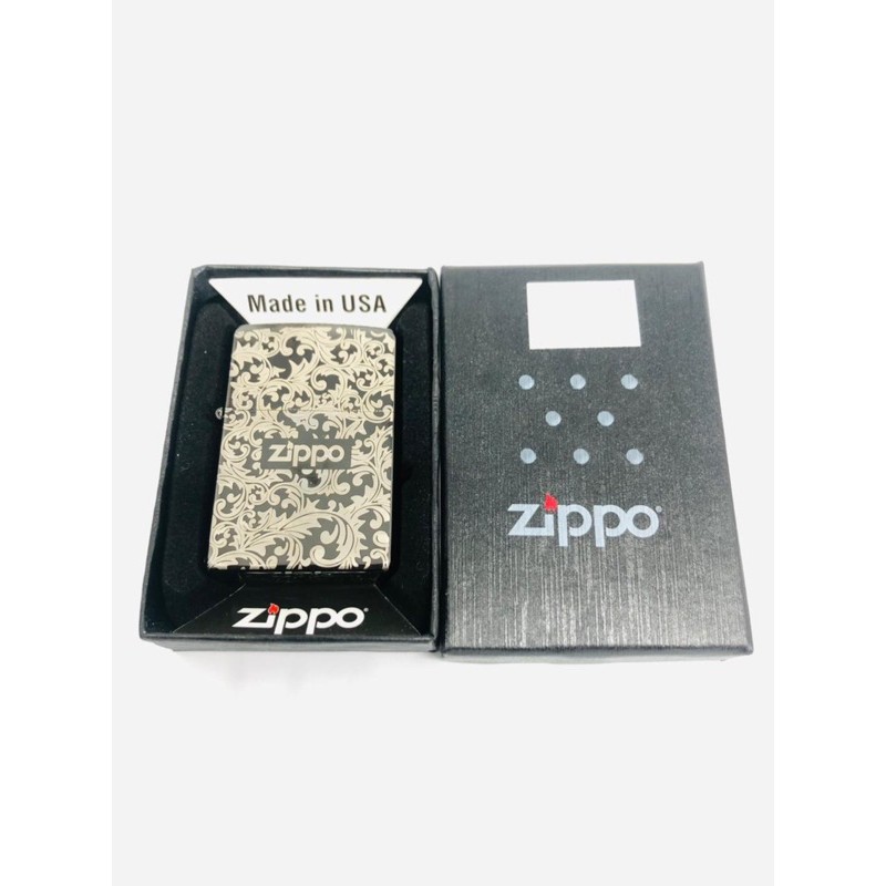 Zippo Black Ice Motif Batik Full Casing Zippo Black ice Motif Premium