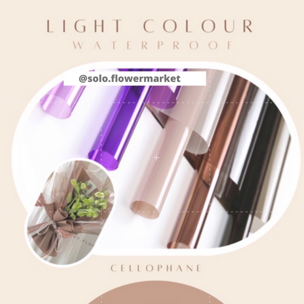

WATERPROOF LIGHT COLOUR CELLOPHANE OPP FLOWER WRAPPING KERTAS TRANSPARAN POLOS WARNA WATERPROOF KERTAS BUKET PEMBUNGKUS BUNGA floral wrapping kertas bouquet buket bunga kertas craft paper polos garis doff matte paper cellophane opp paper florist TERMURAH
