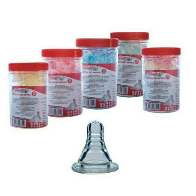 Reliable Nipple ulir/ gepeng/ polos (1 piece). dot botol susu peristaltik