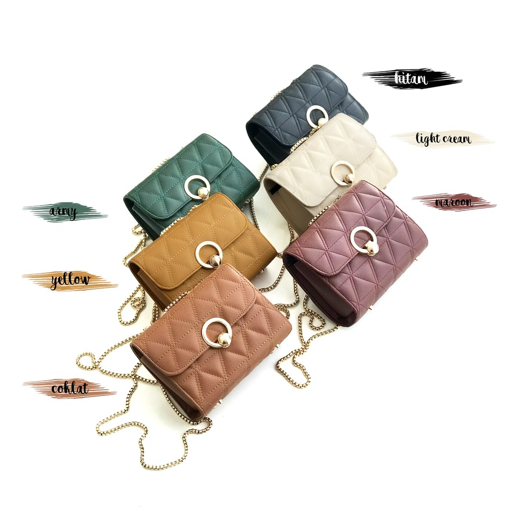 Slingbag Arabel - Tas Selempang Wanita Rantai