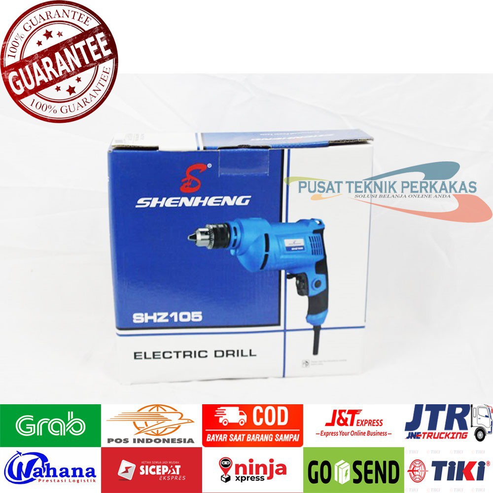 MESIN BOR BETON 10MM VARIABLE SPEED SHENGHENG SHZ105 ELECTRIC DRILL