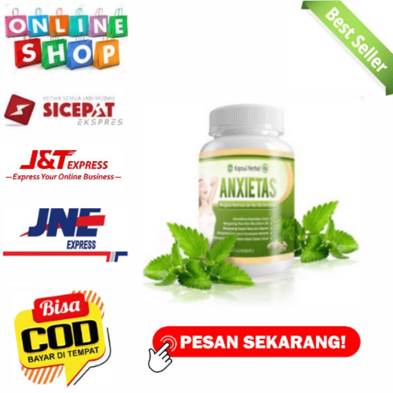 Obat Penenang Anxietas Asli - Obat Anti Stres & Depresi - Obat Anxietas BPOM Herbal Original
