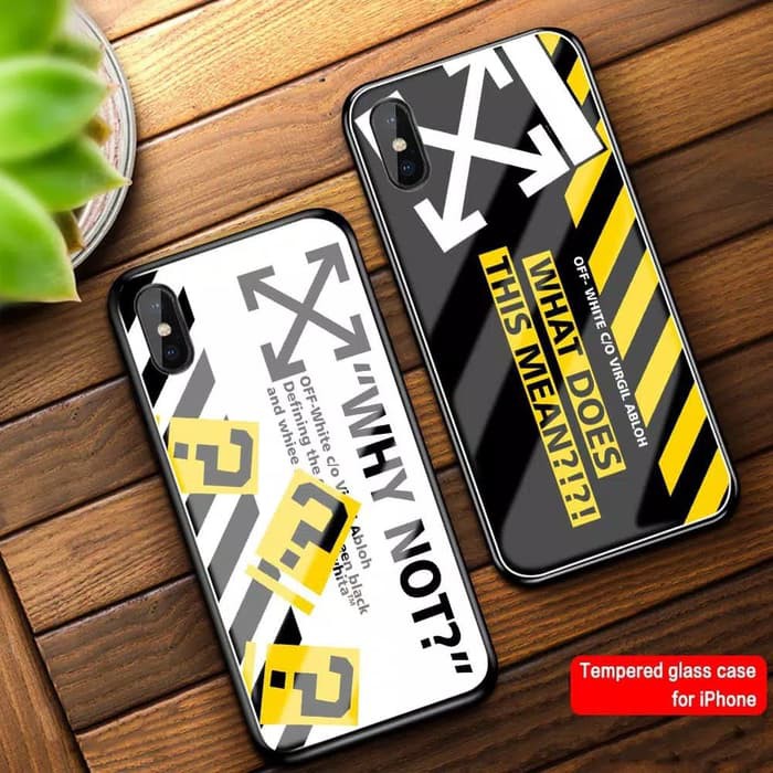 KUSTOM  CASE INFINIX SMART 3 PLUS GAMBAR OFF WHITE FUZE CASE CUSTOM GAMBAR