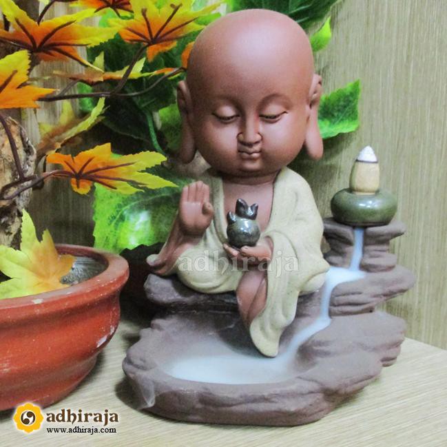 Rupang Sitting Cute Ksitigarbha (Porcelain) B