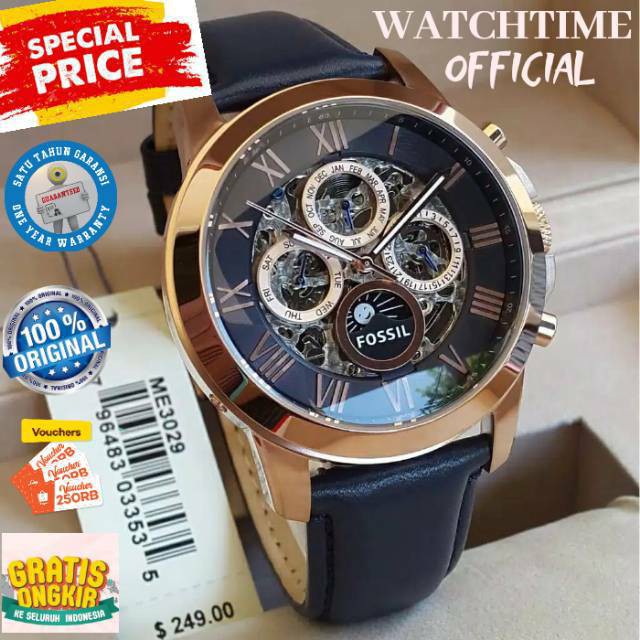 PROMO JAM TANGAN PRIA FOSSIL ORI OTOMATIS ARLOJI PRIA COWOK FS ORIGINAL AUTOMATIC JAM TANGAN SPORTY