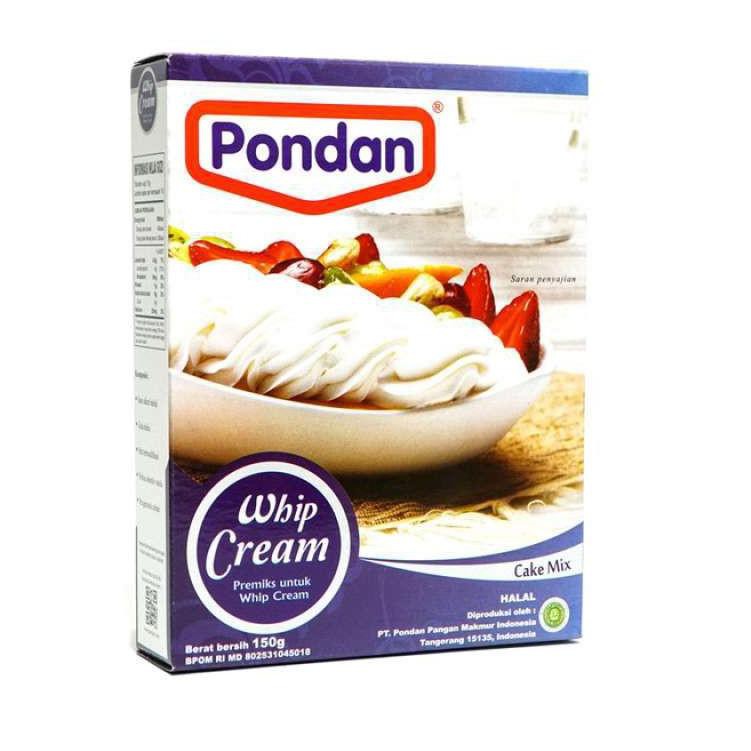 

PROMO TERBARU Pondan Cake Mix Whip Cream [150 g]