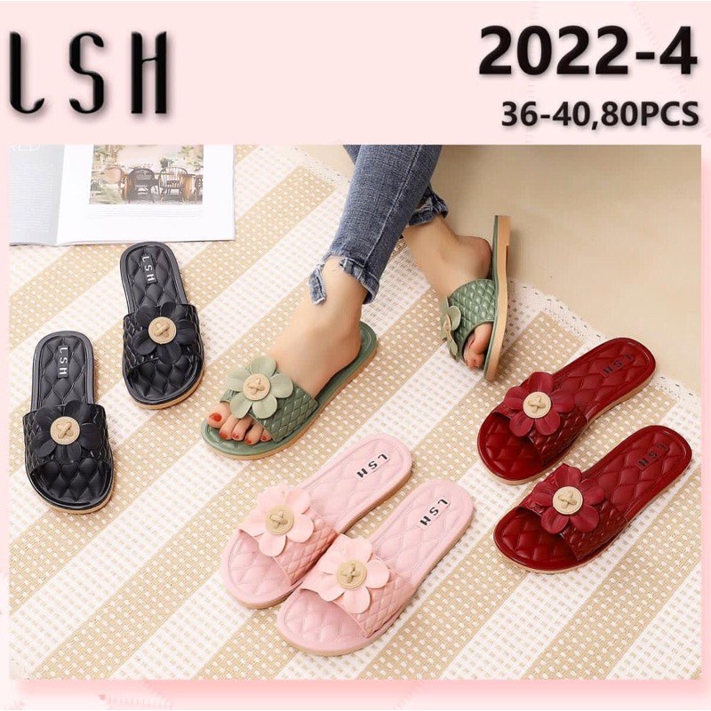 Sandal Slop Bunga Import LSH 2022-4