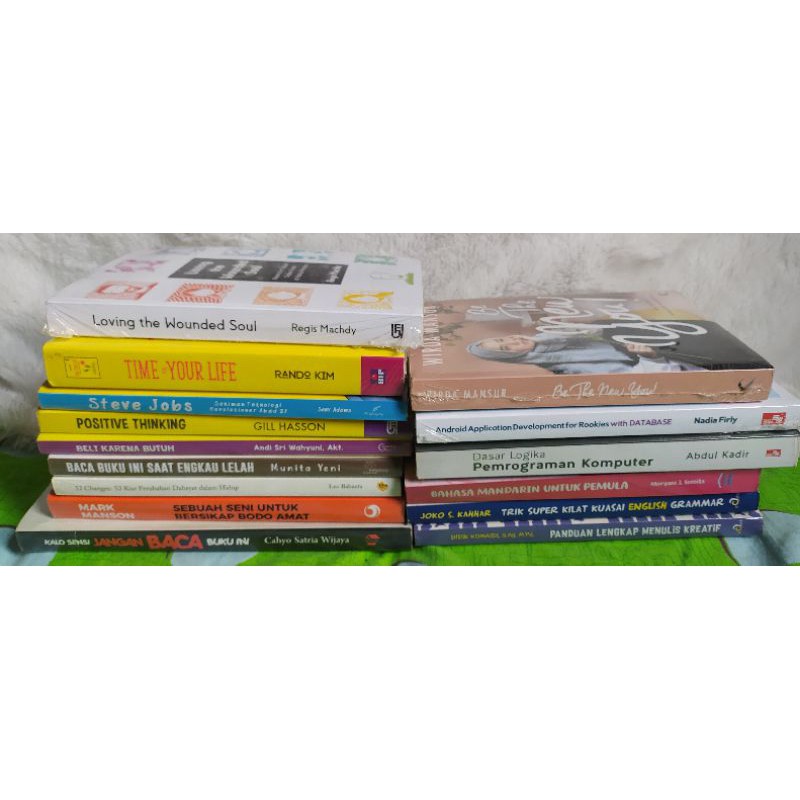 Buku Non Fiksi Preloved Part 2 (Original)