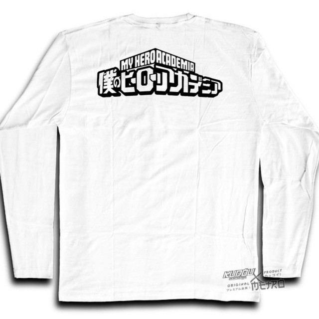 Longsleeve ALL M White Boku no Hero Academia BNHA Boku no hero