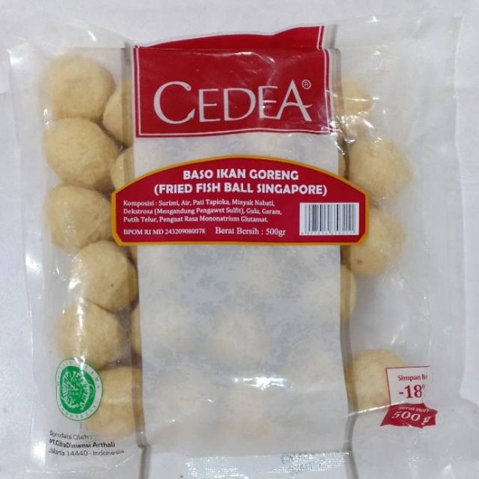 

Cedea fried fishball singapore 500gr