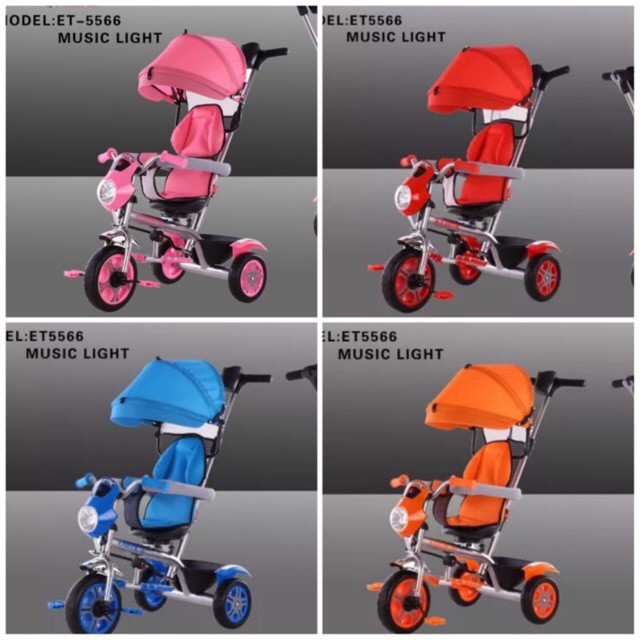 Stroller Tricycle AnaK, Sepeda anak, Mainan Anak, Sepeda Bayi, ET-5566
