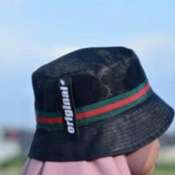 TOPI BUCKET MEREK GUCCI CAP PRIA WANITA/BUCKET DISTRO GUCCI /REAL PICT