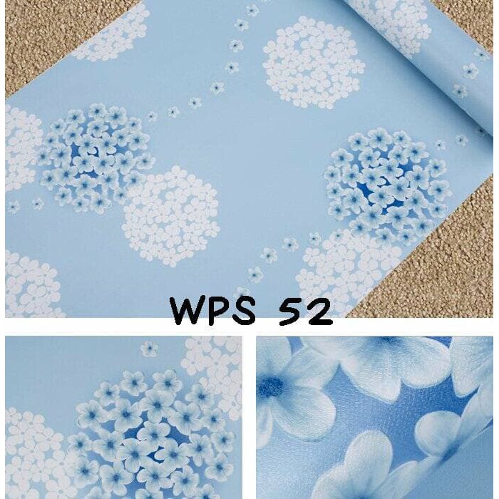 Wallpaper Dinding Motif Bunga Dandelion Ukuran Panjang 10Meter x Lebar 45CM