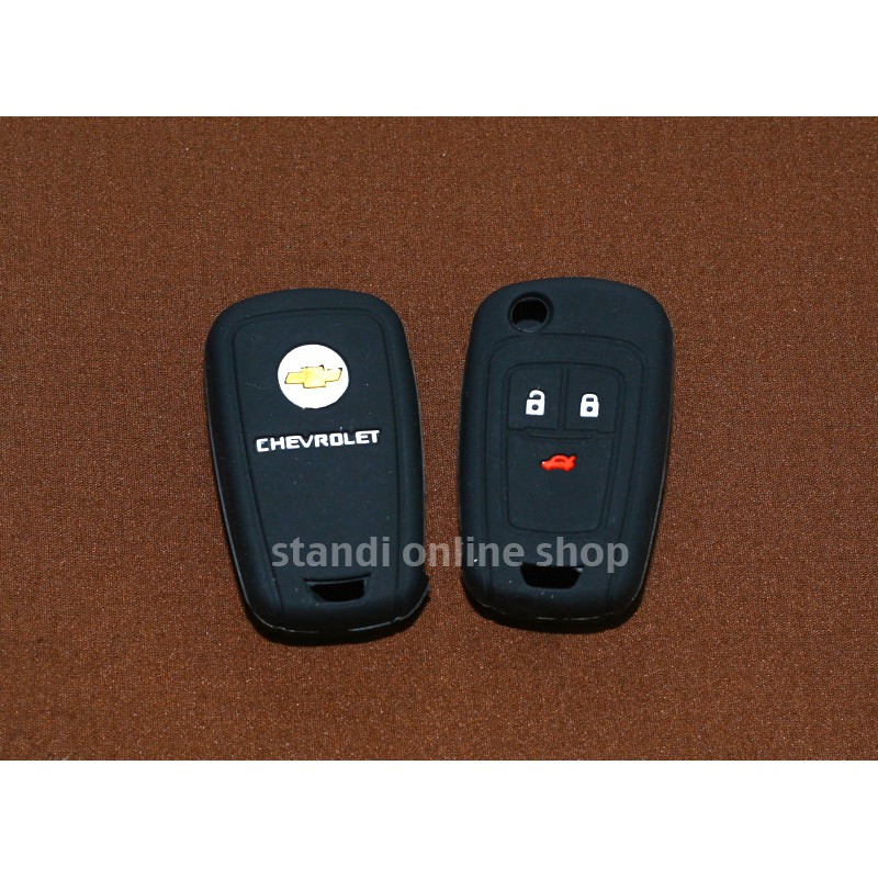 Kondom Kunci Silikon Remote Keyshirt Chevrolet 3 Tombol