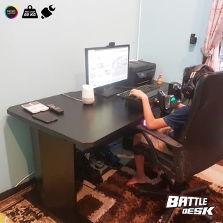  Meja  Komputer  Gaming  PC  Desk RGB murah  160x80 Battledesk 