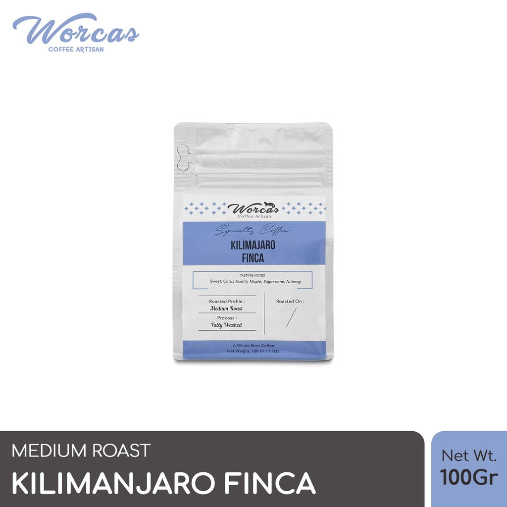 

WORCAS Kopi Arabika Kilimanjaro Finca 100 Gram - Medium Roast