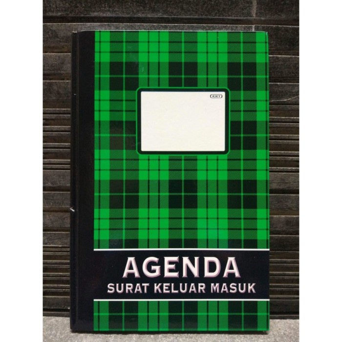 

[RESTOCK] Buku Agenda Surat Keluar Masuk Kiky 100 Lembar