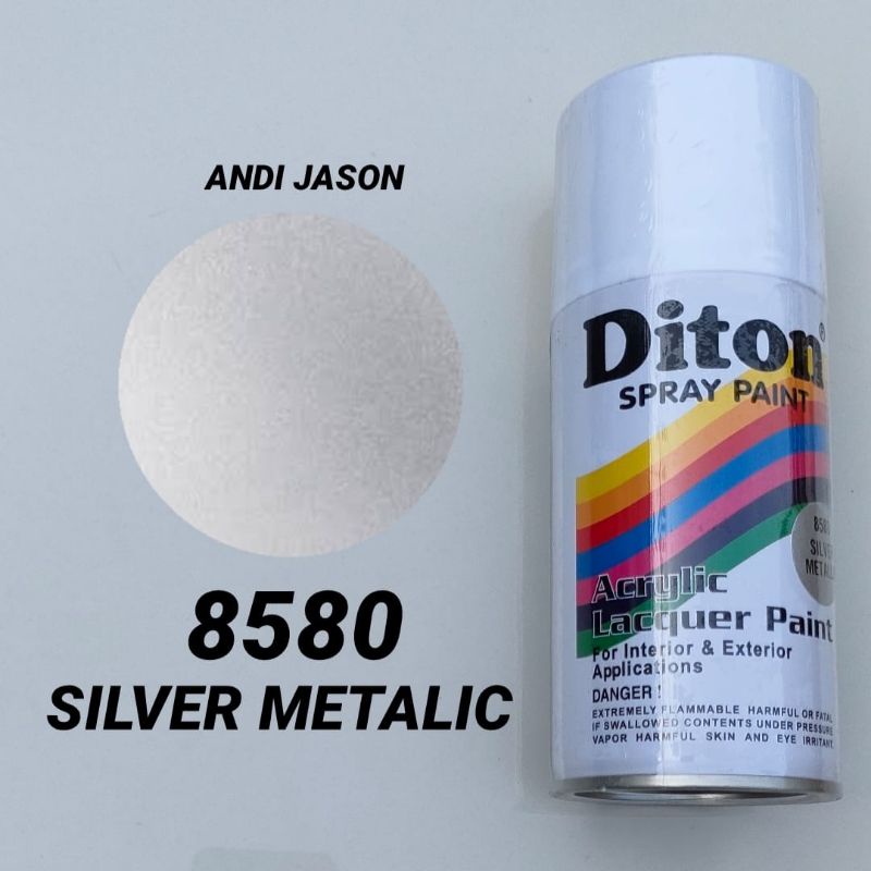 DITON CAT SEMPROT 300CC NO 8580 SILVER METALIC