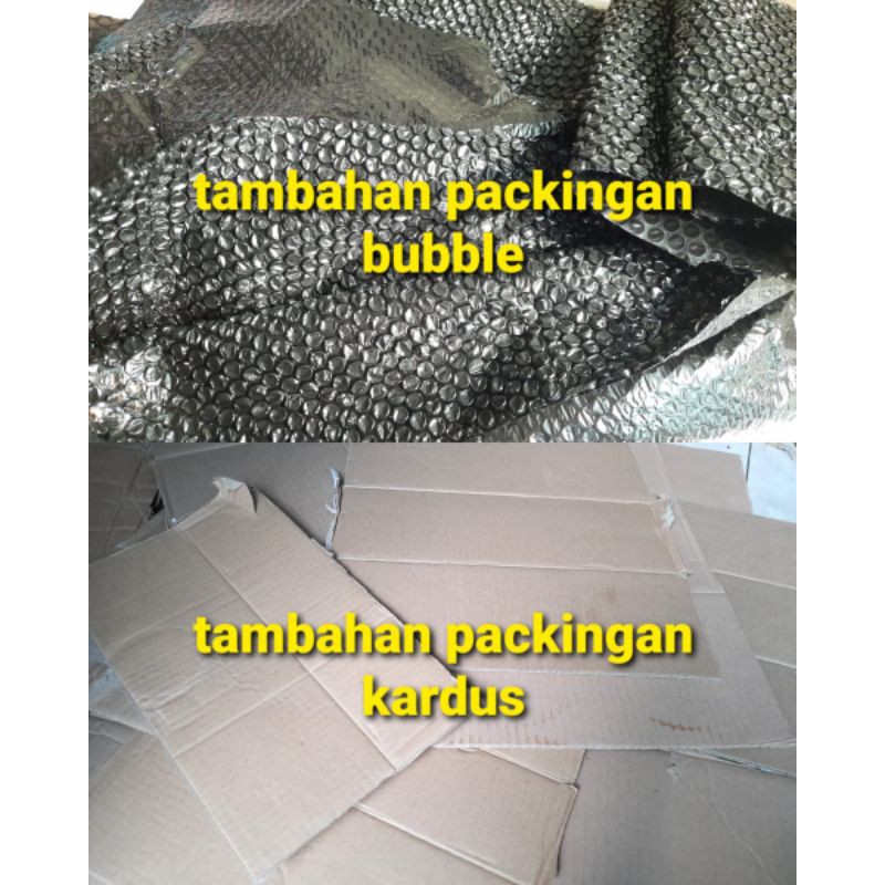 Extra Packing Kardus dan Bubble dus