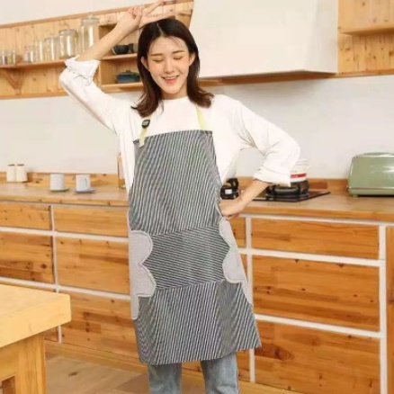 Celemek Masak Apron Dapur Anti Air Minyak bisa Lap Tangan PREMIUM