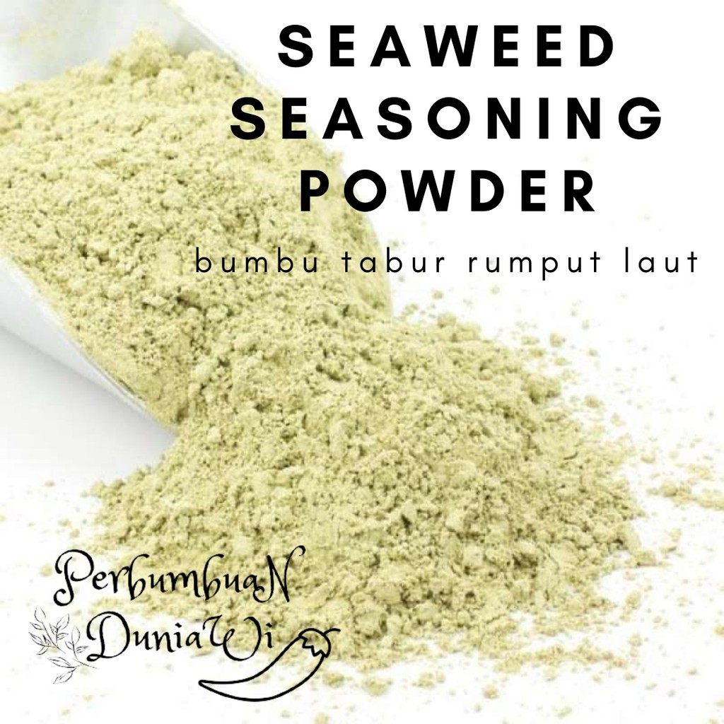 

Bumbu Tabur Rasa Rumput Laut Seasoning Powder Seaweed 500 Gr Surabaya - Perbumbuan Duniawi