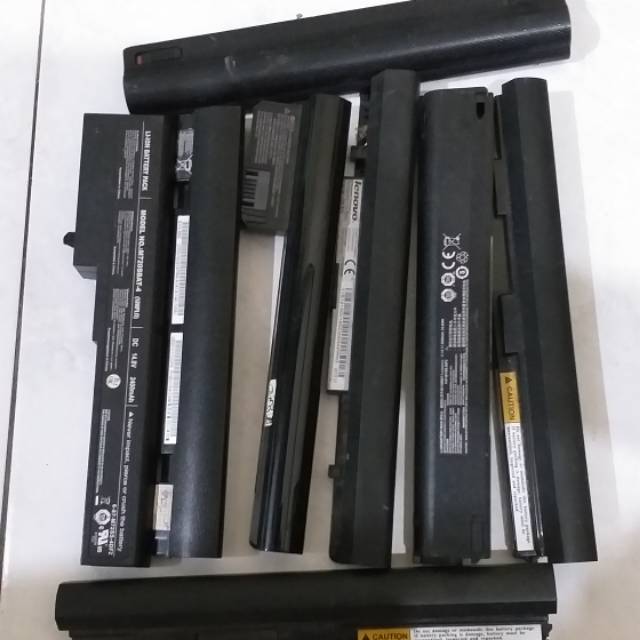 Baterai Laptop  3 CELL Bekas Rusak Drop 18650 Batrai Battery