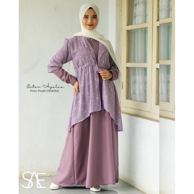 Outer azalea / outer / syari / fashion hijab / cardigan / simply of aegea