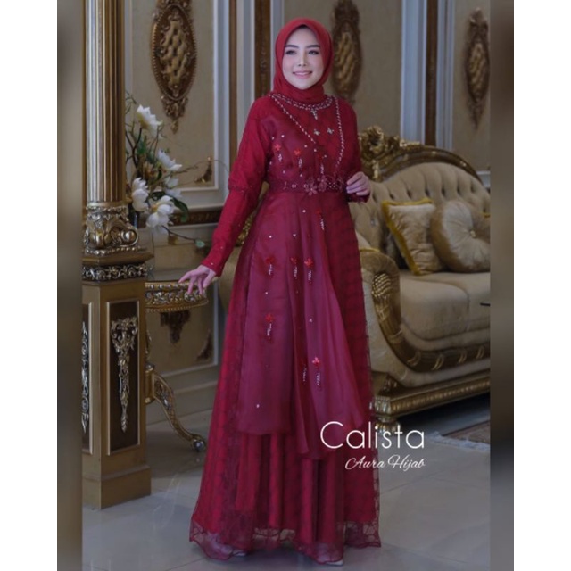 calista gown by aura hijab