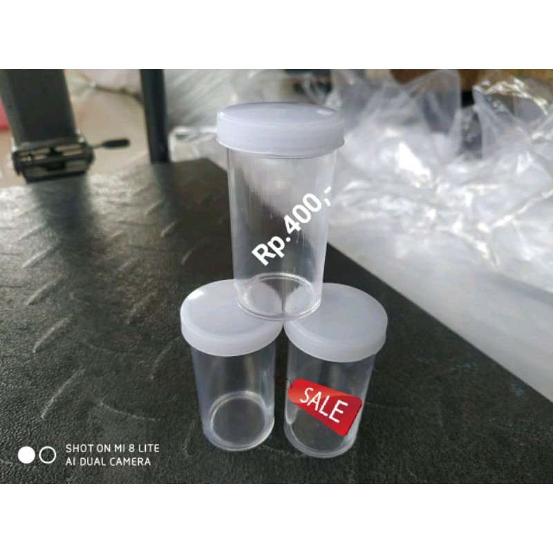 Diskon POT URINE 30 CC DIAMETER 2,5 CM TINGGI 5 CM (100/PCS)