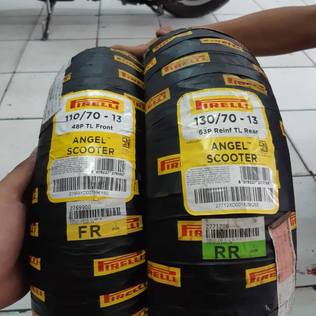 Paket Ban Pirelli tipe angel scooter