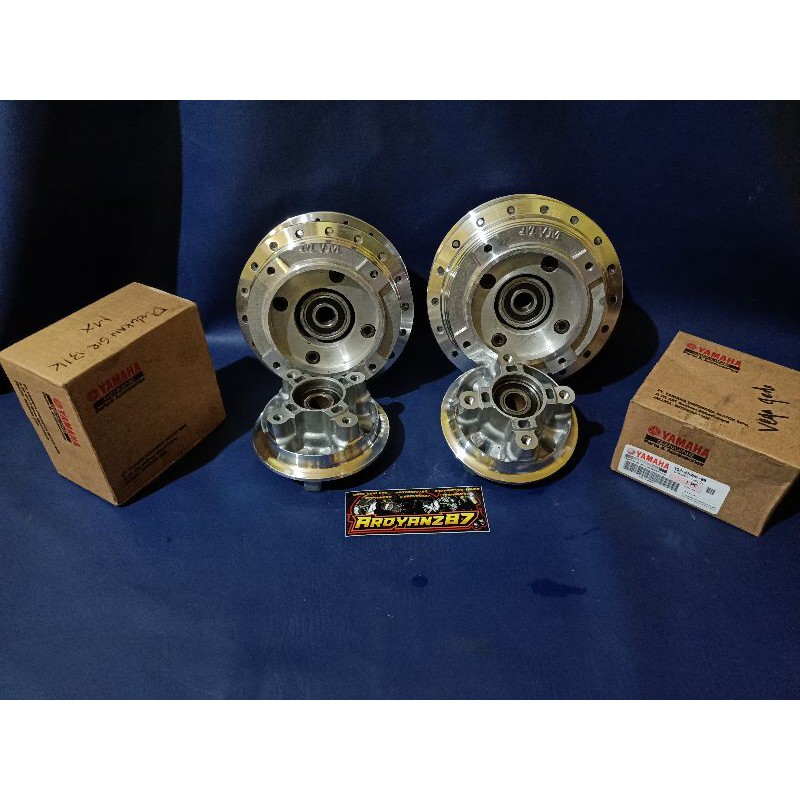 tromol belakang yamaha ori bubut Cnc,pnp Tiger revo double disc