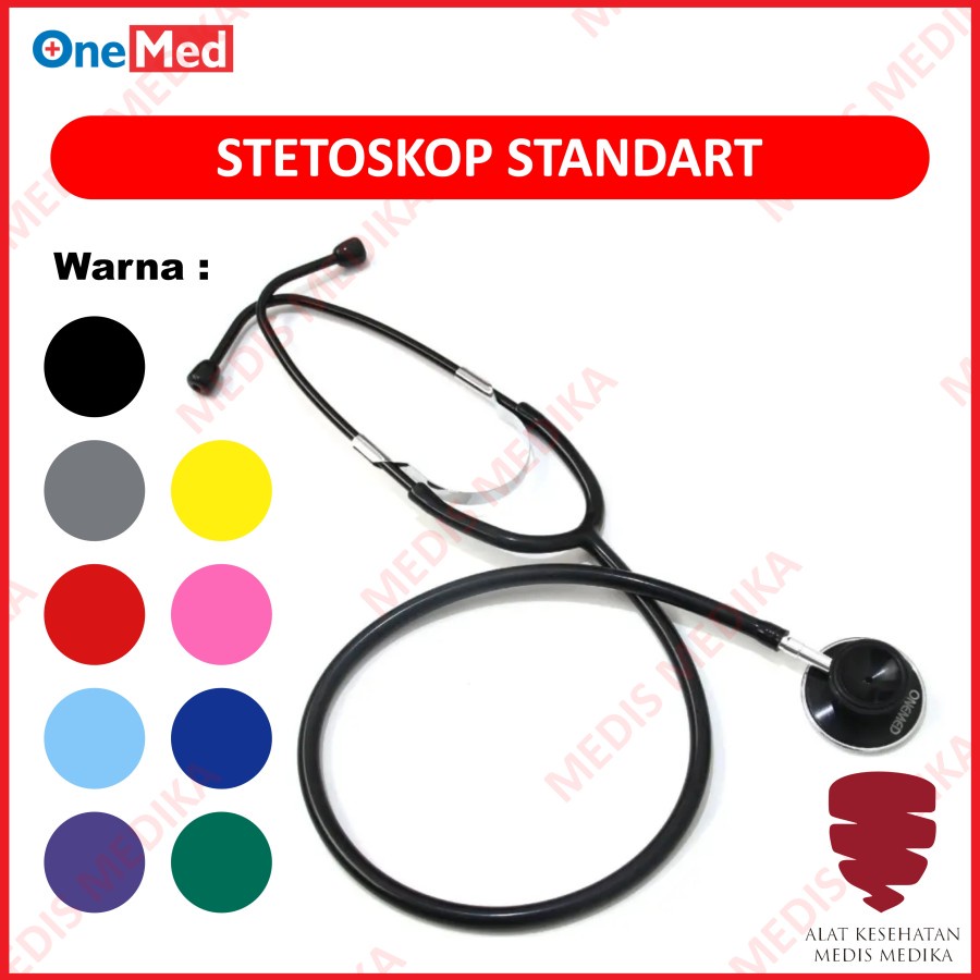 Stethoscope Standard OneMed Stetoskop Disposable Ekonomis Alat Medis
