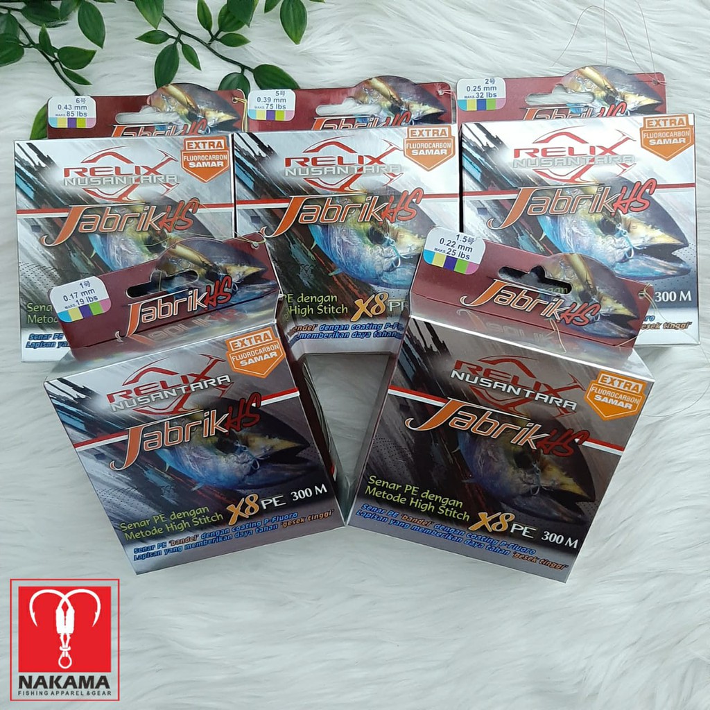 Tali Pancing - Benang Pancing - Senar PE Jabrik HS X8 - 300 m