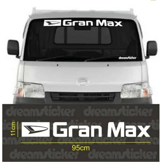 Terlaris sticker cuting Mobil grand max kaca depan