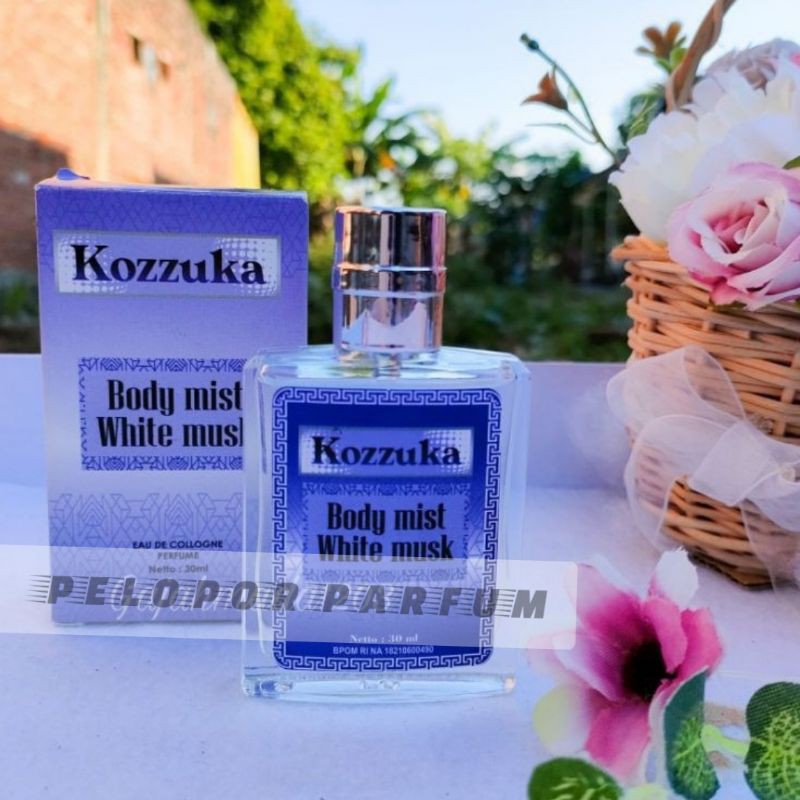 Parfum Kozzuka Bodi Mist White mush 30ml BPOM Parfum Pria Parfum Wanita