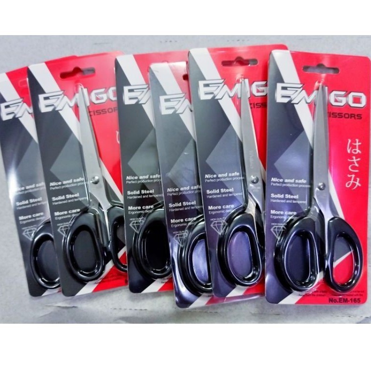 

Gunting medium hitam isi 12 pcs EMIGO